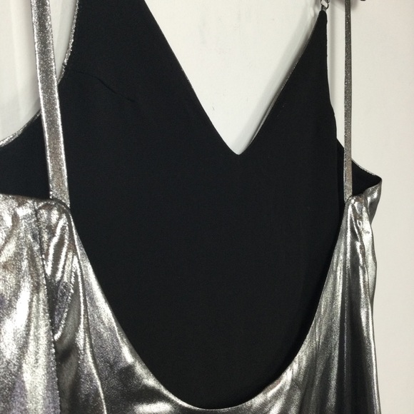 Nasty Gal Alloy About Eve Metallic Maxi Dress - Picture 5 of 6